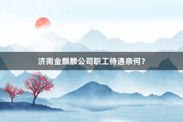 济南金麒麟公司职工待遇奈何？